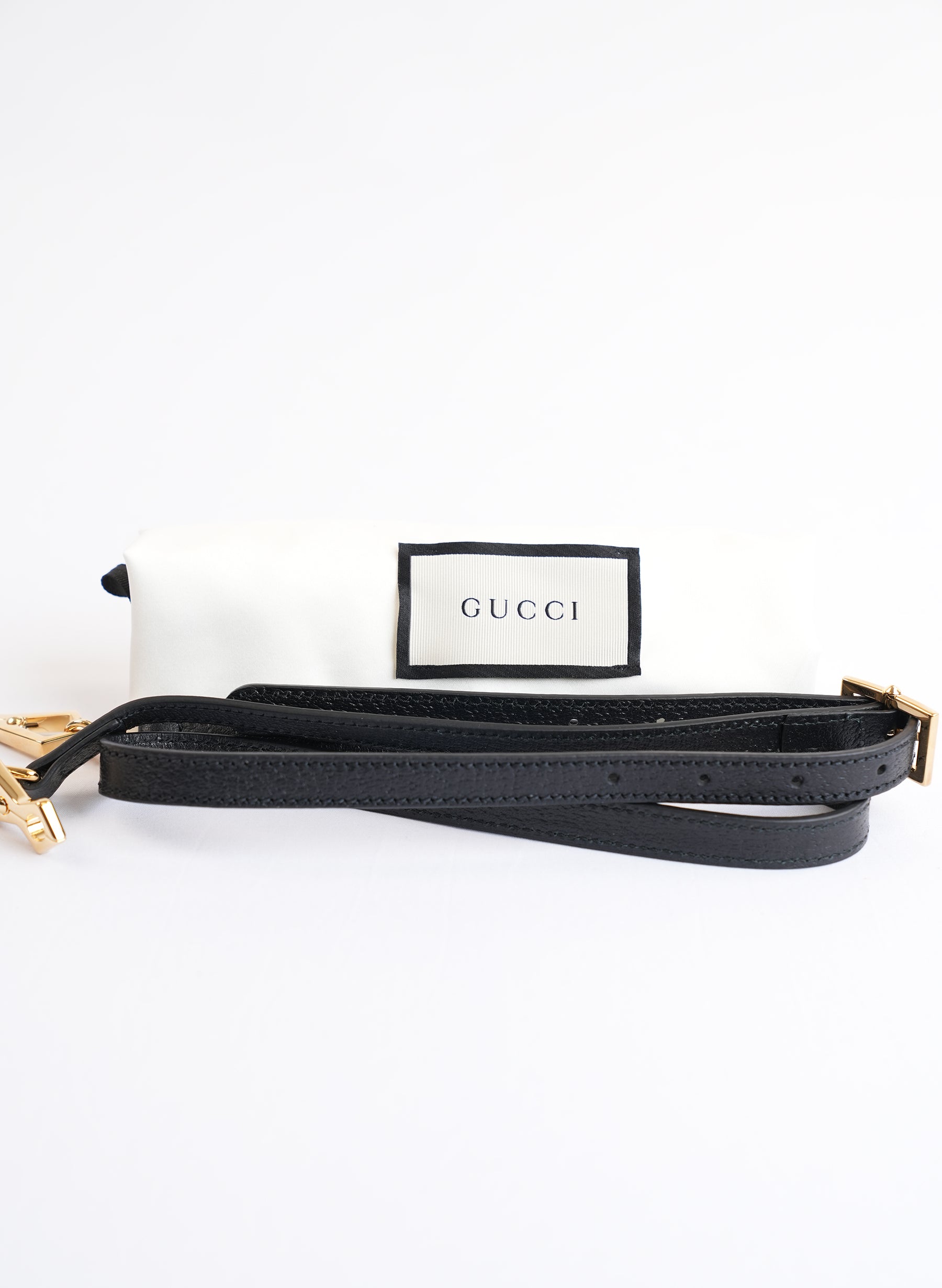 Gucci Ophidia Black Boston Bag