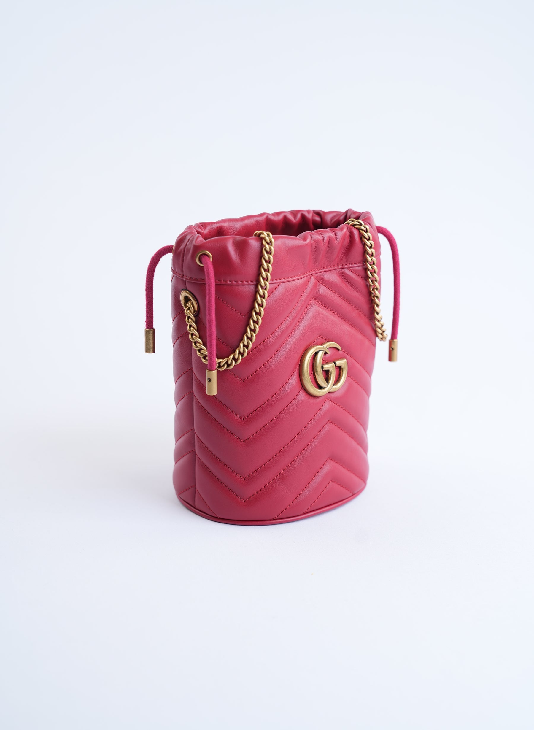 Gucci Mini Mormont Quilted Bucket Bag