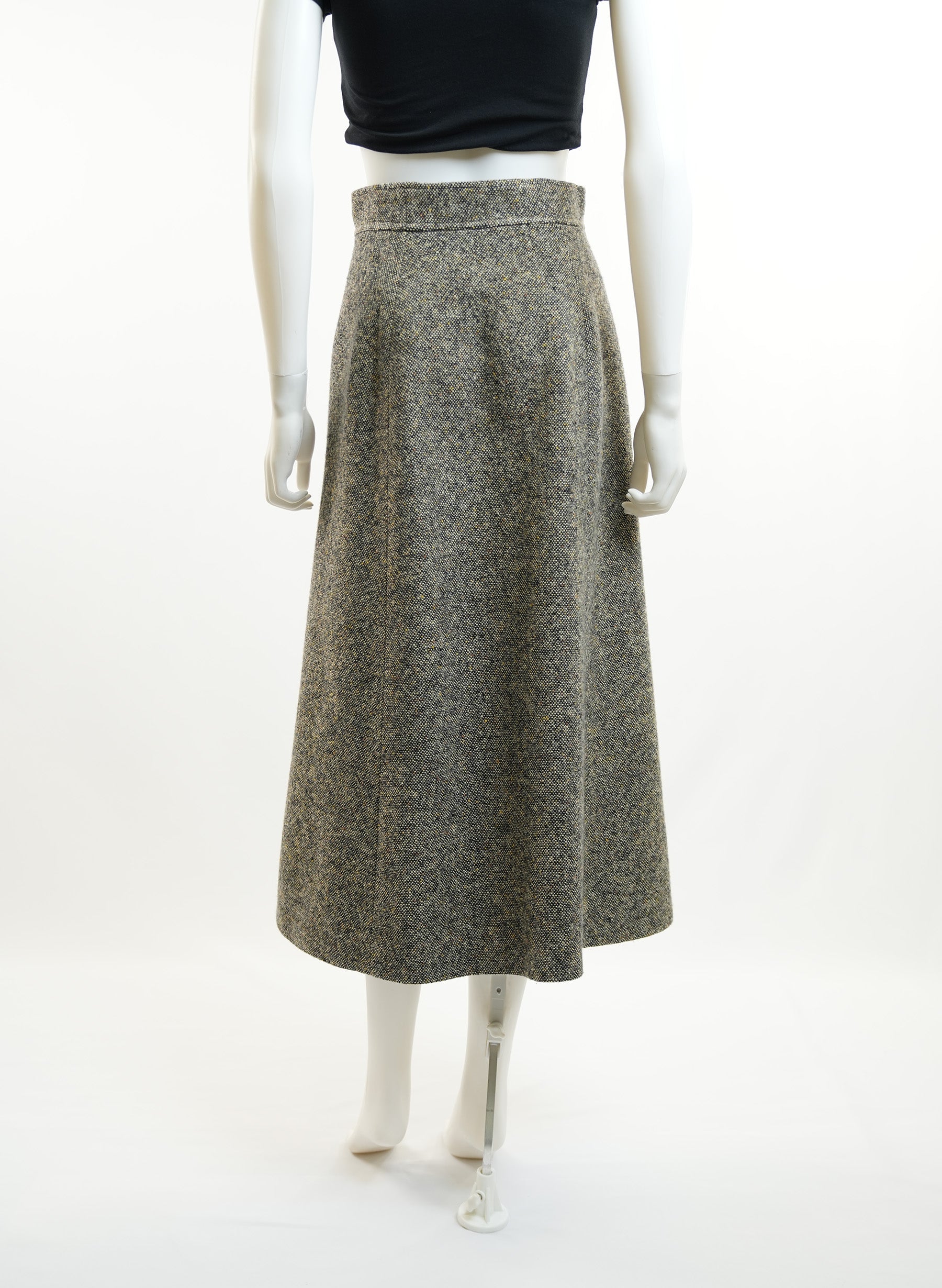 Chloe Wool Blend Midi Skirt