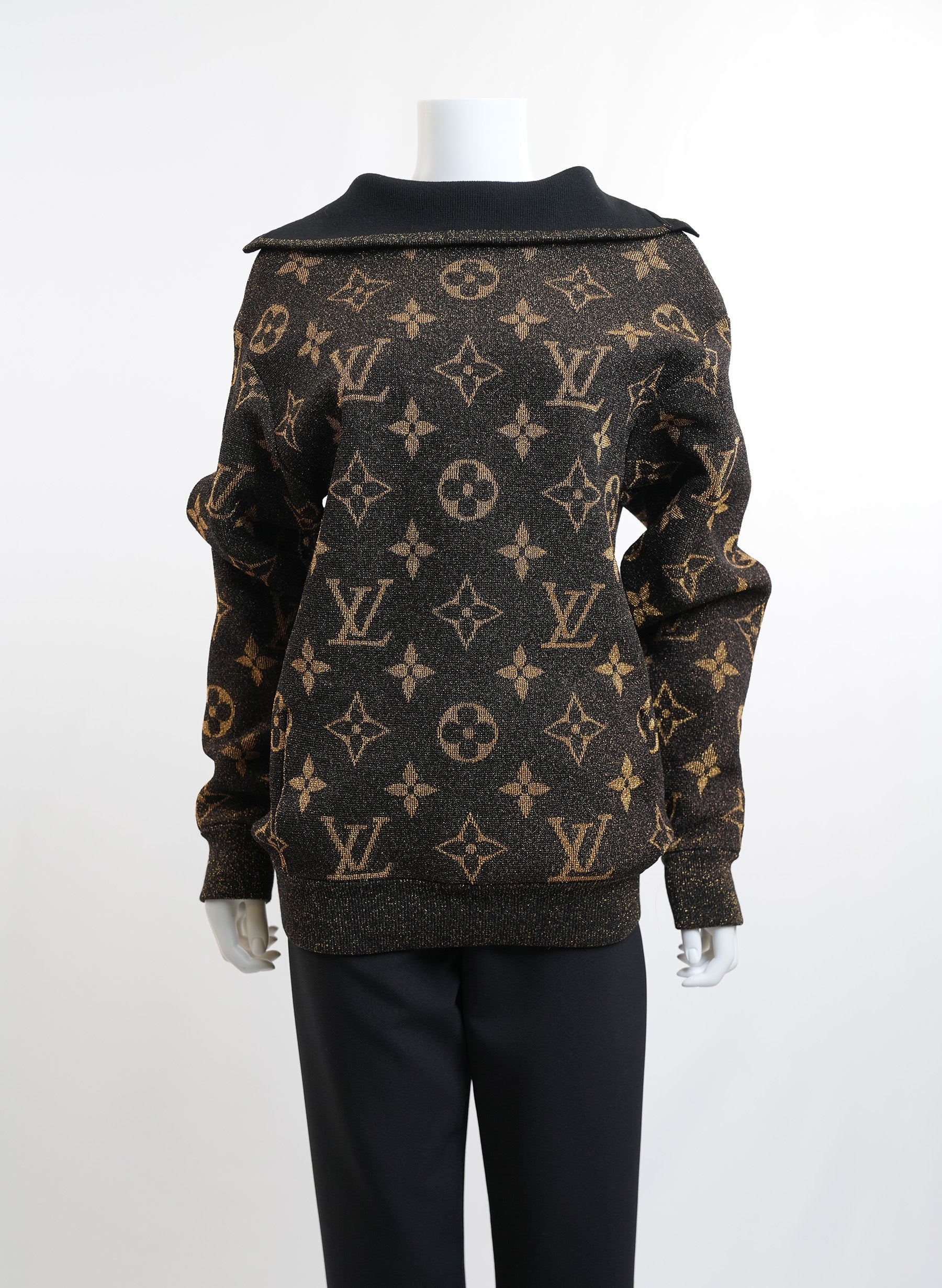 Louis Vuitton Lurex Monogram Pullover