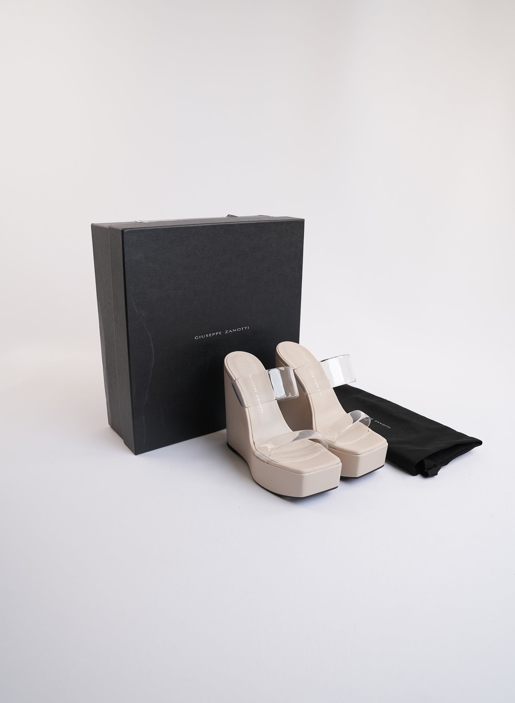 Giuseppe Zanotti Nude Platform Sandals