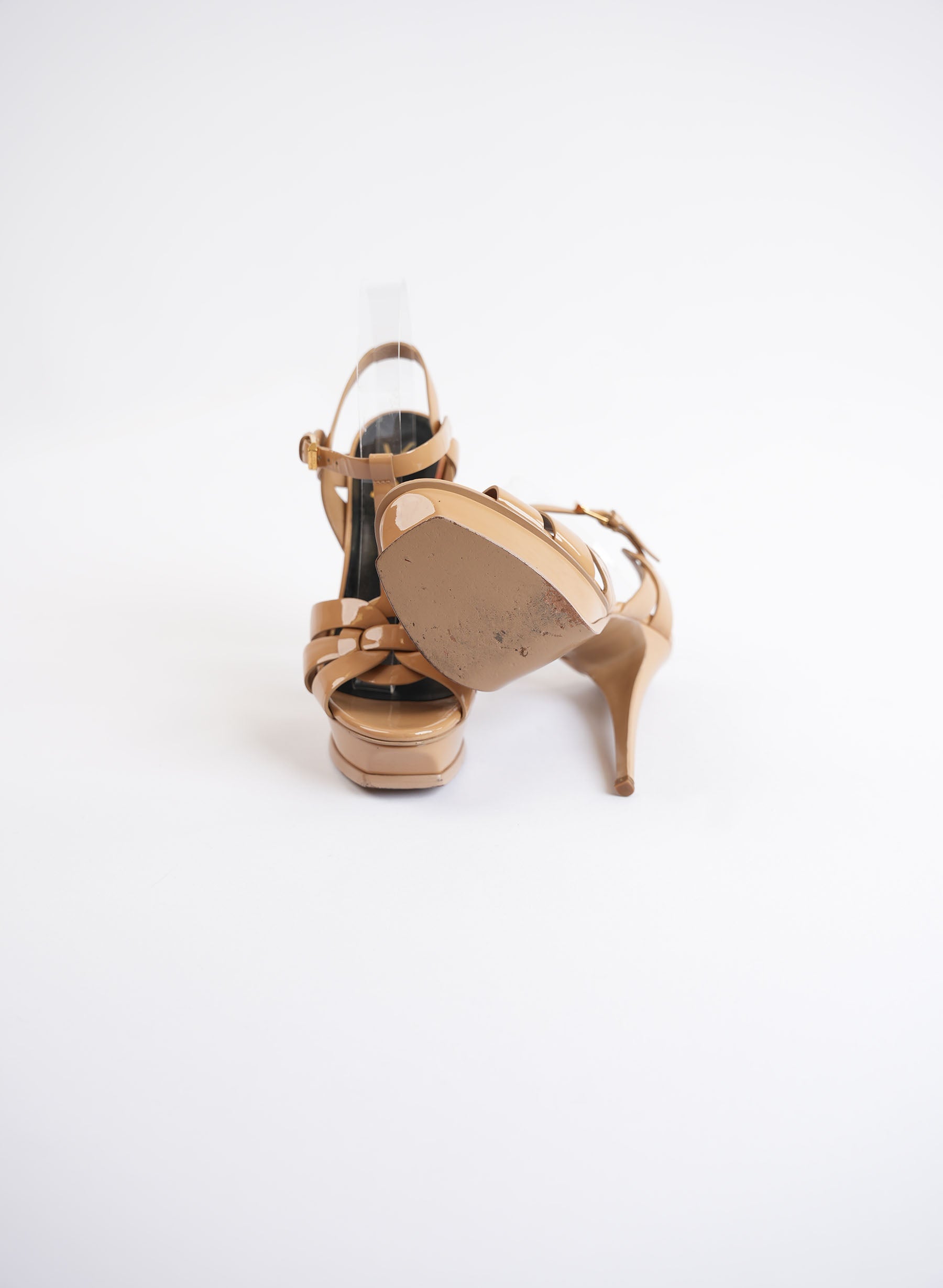 Saint Laurent Tribute Platform Patent Leather Heels