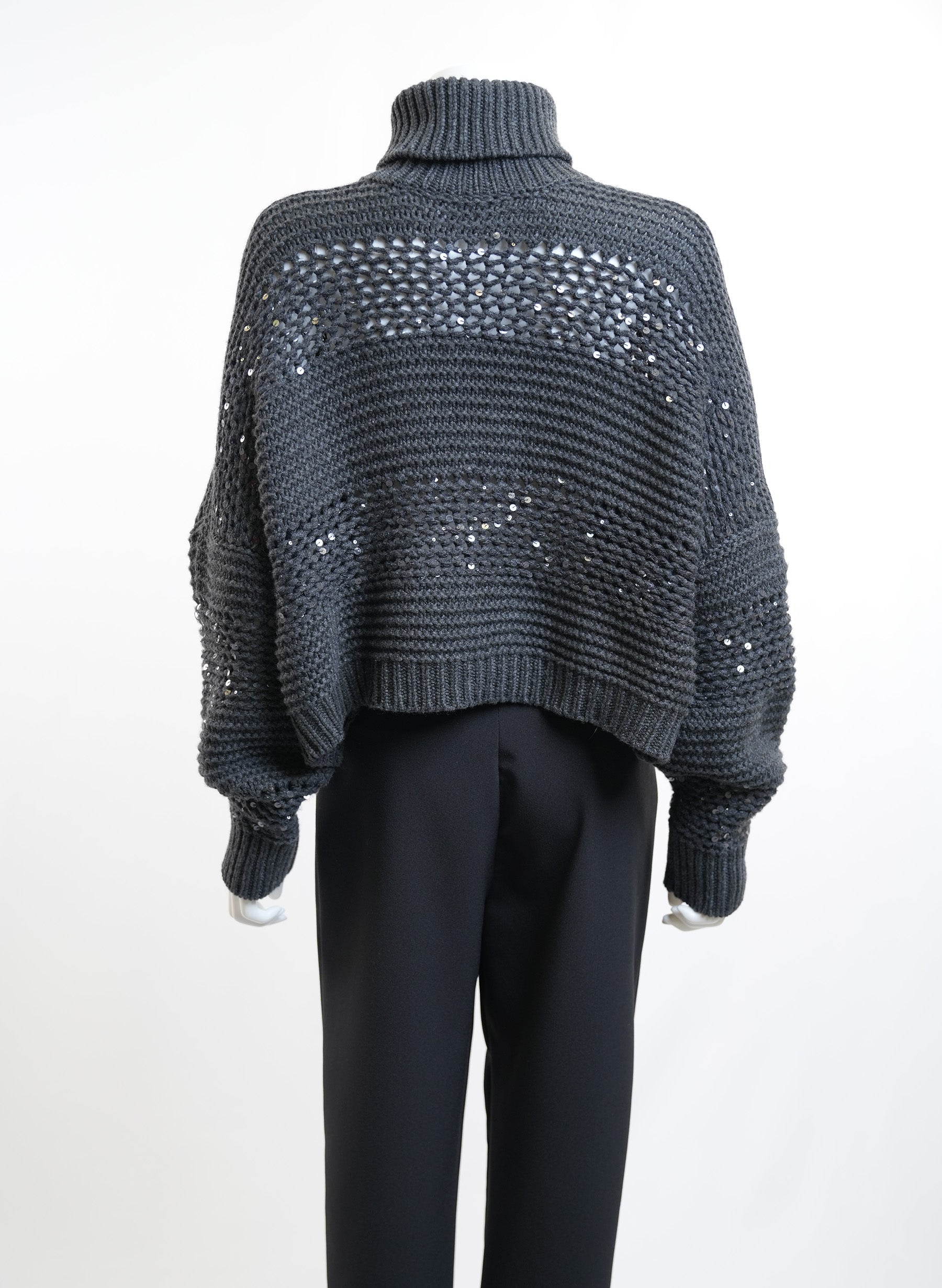 Brunello Cucinelli Dark Grey Sweater