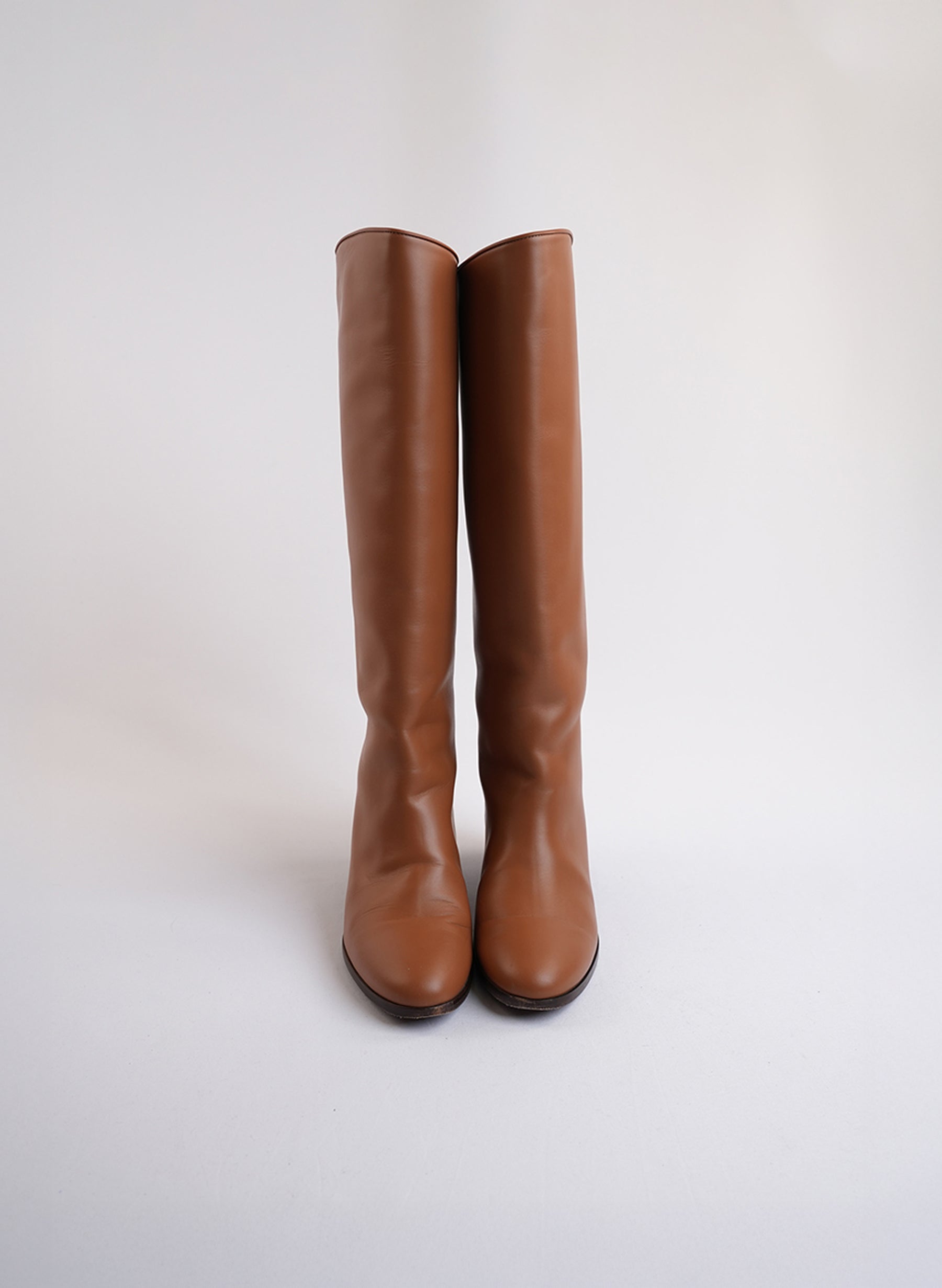 Loro Piana Camel Heel Boots