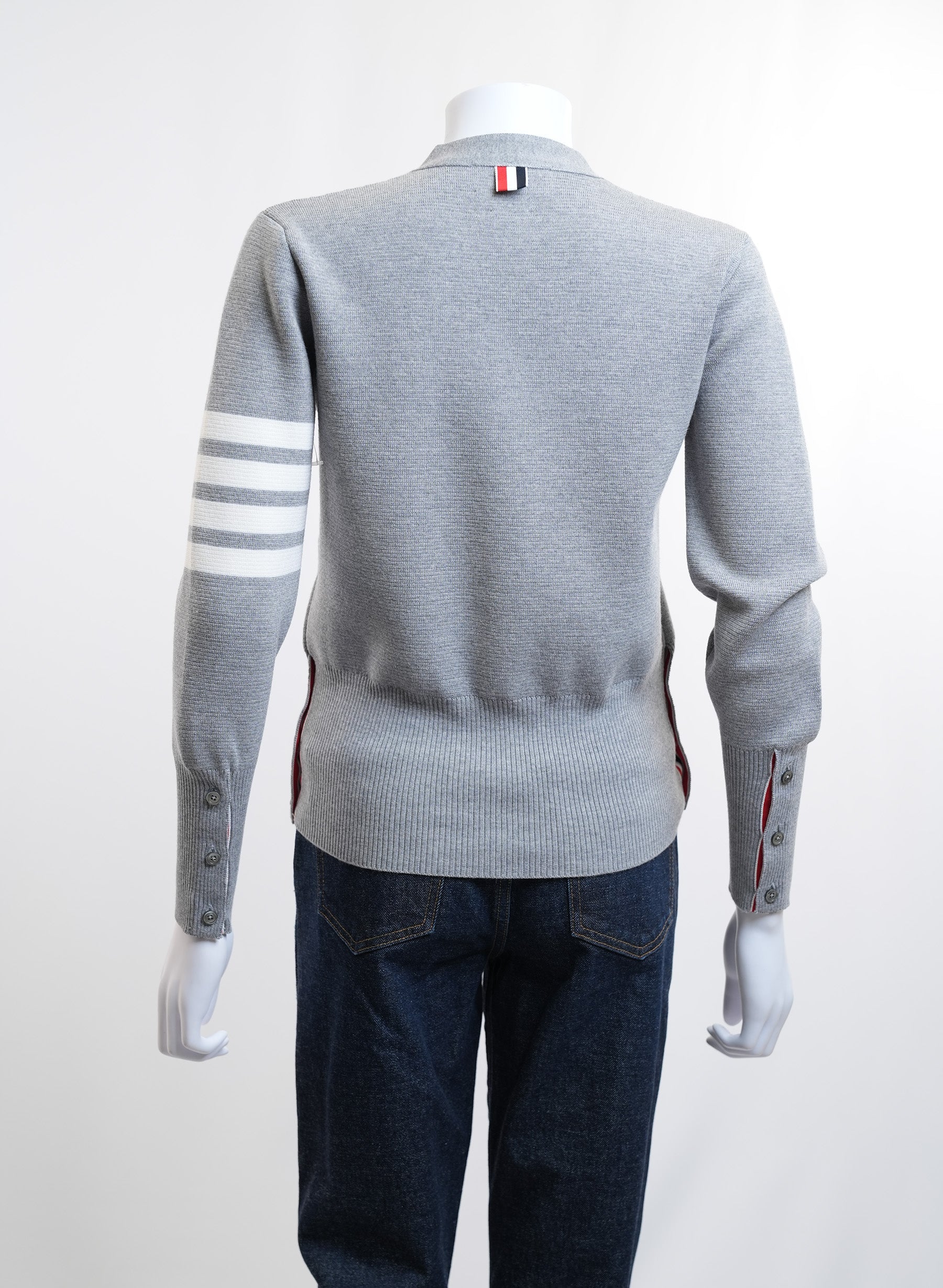 Thom Browne Grey Cardigan