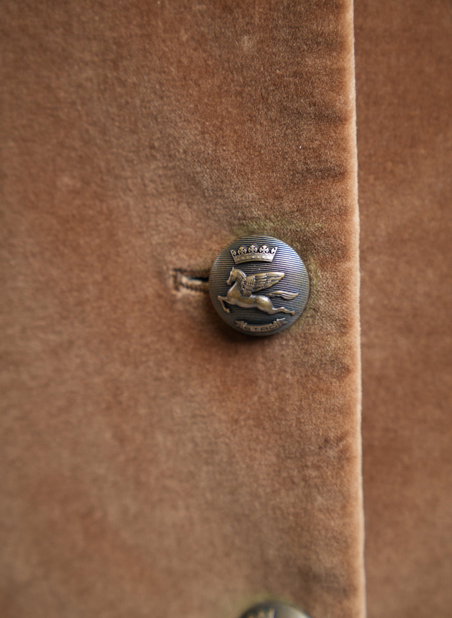 Etro Brown Velvet Blazer