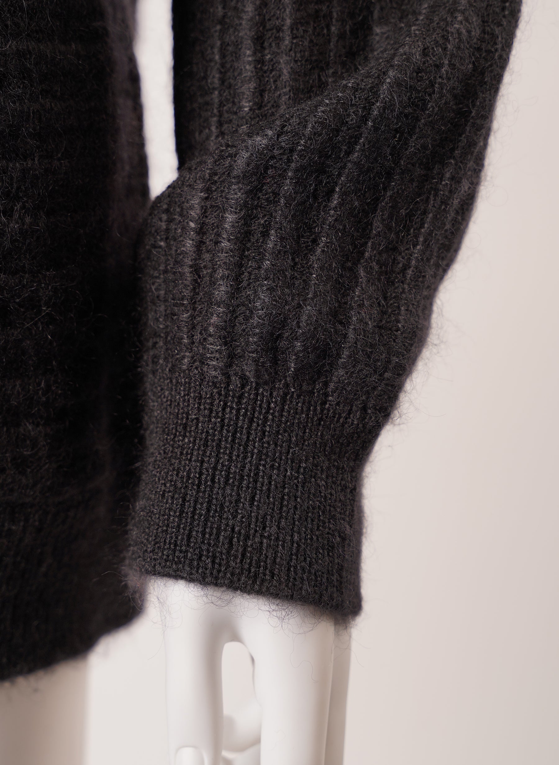 Saint Laurent Wool Mohair Blend Sailor Knit Sweater