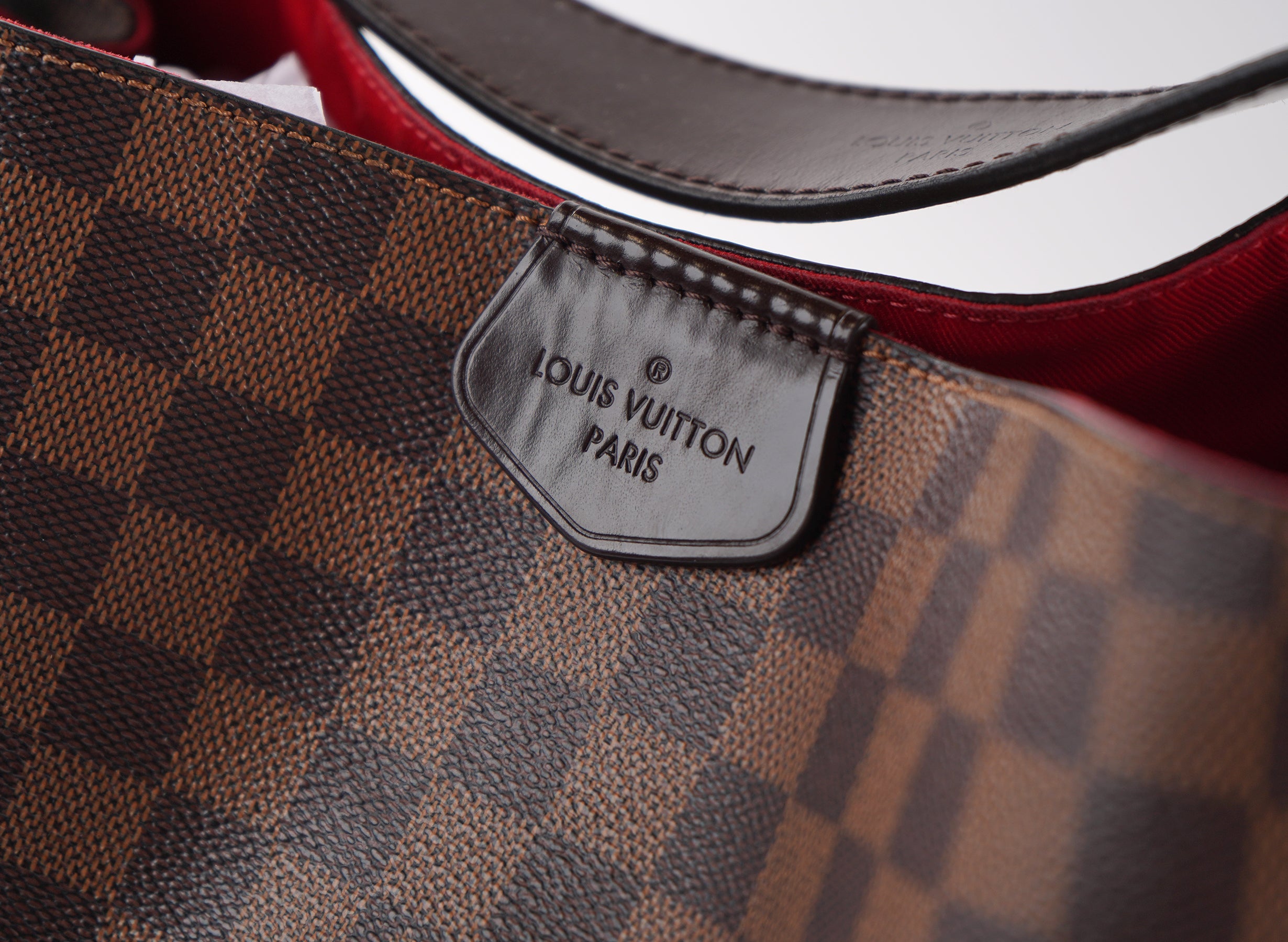 Louis Vuitton Damier Ebene Graceful MM Shoulder Bag