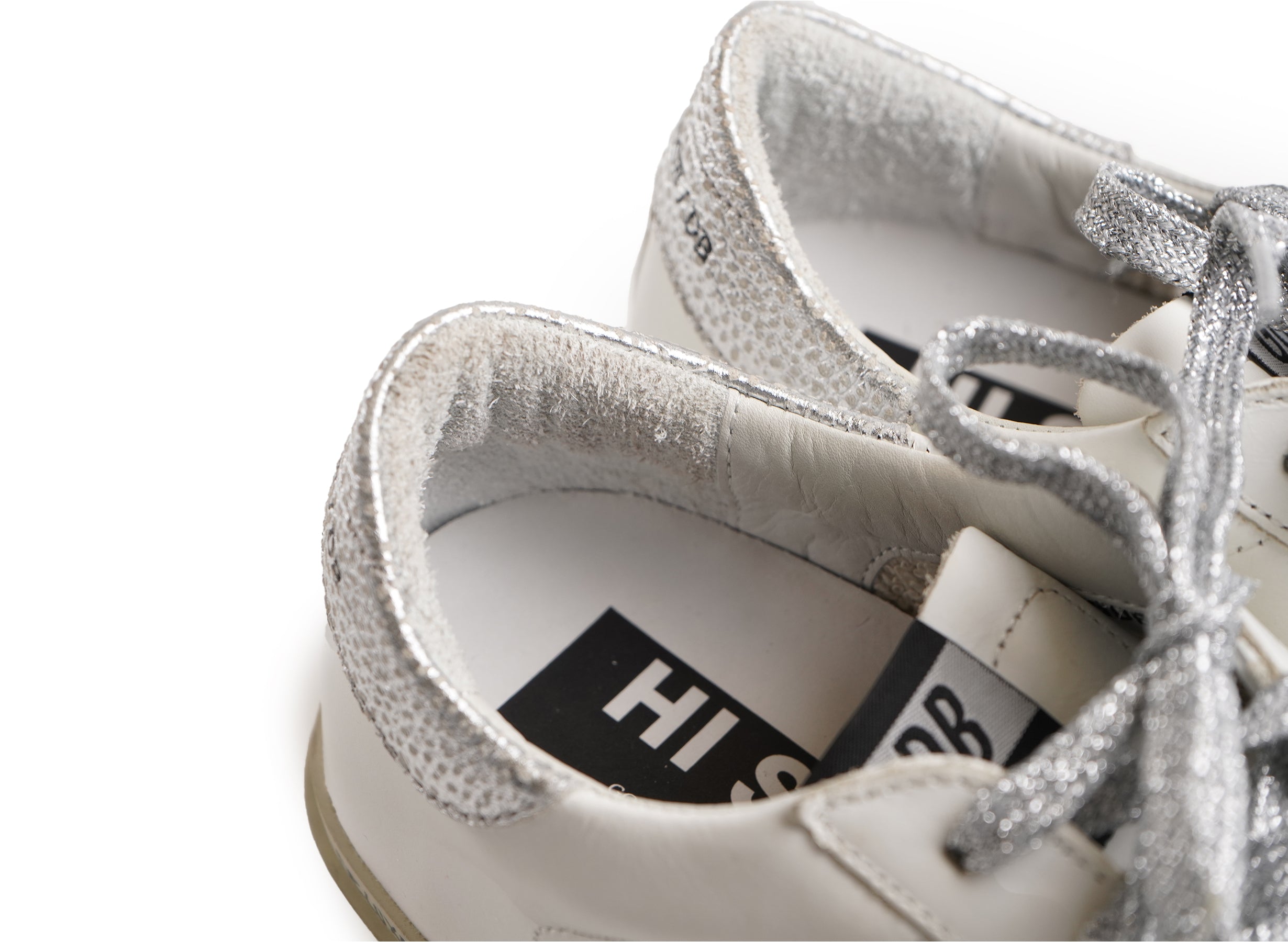 Golden Goose Leather Hi Star Sneakers