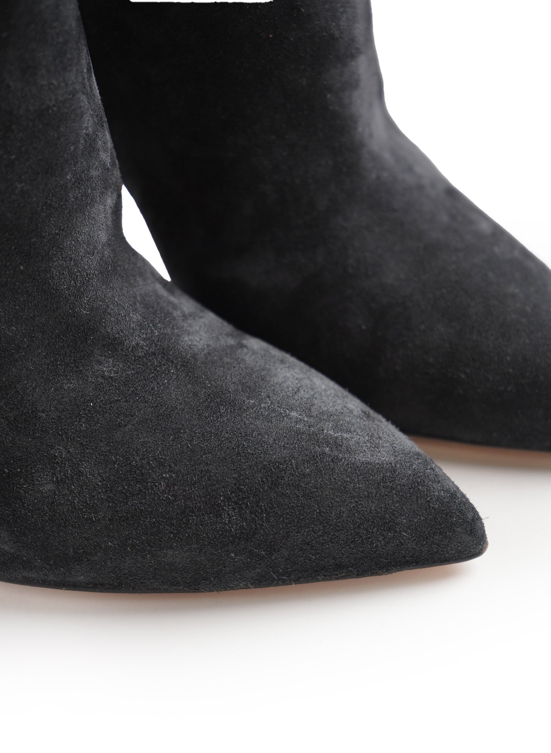 Paris Texas Slouchy Pointed-Toe Ankle Boots