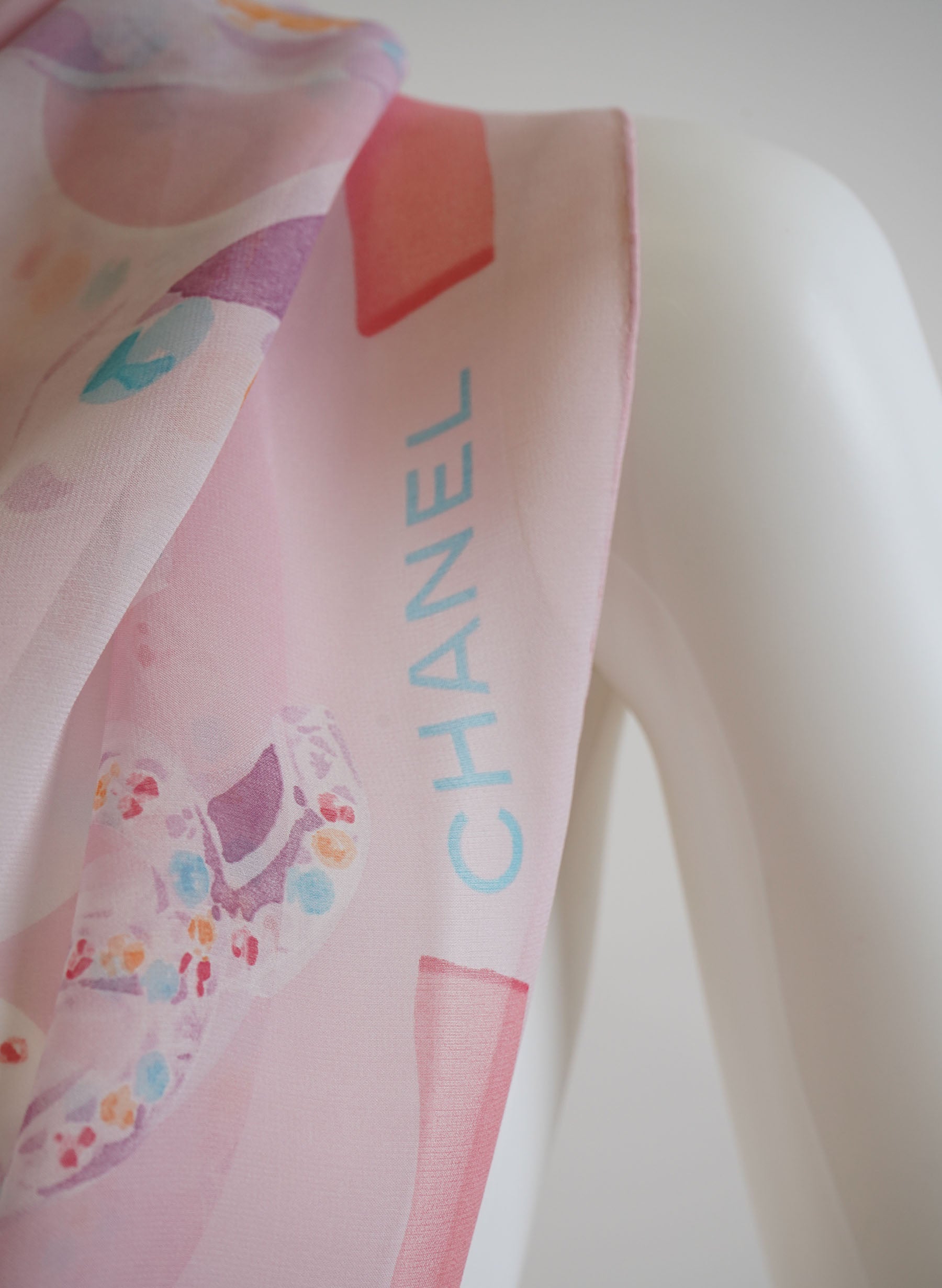 Chanel Gripoix Print Scarf