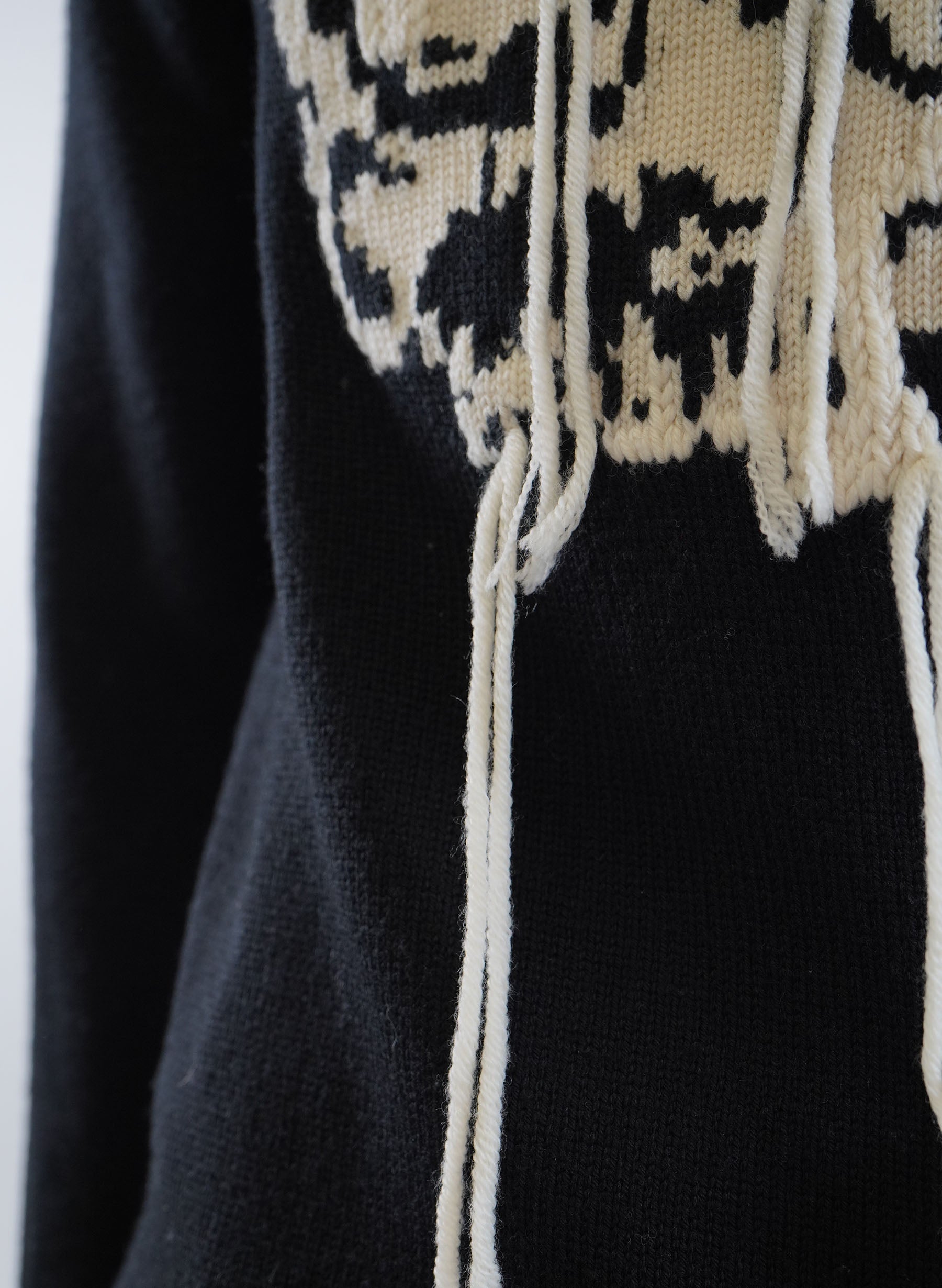 Alexander McQueen Wool Skull Sweater