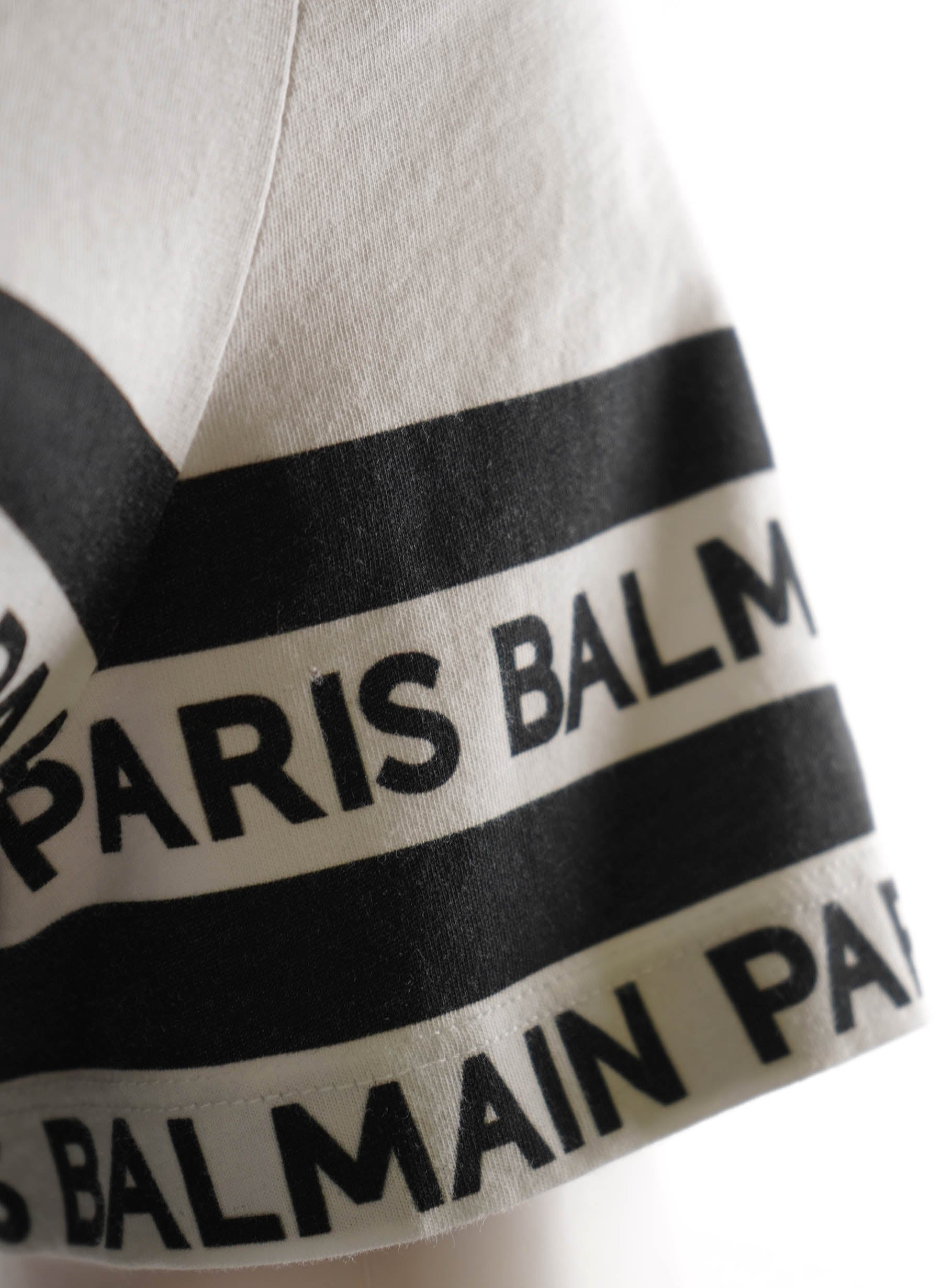 Balmain Logo Striped T-Shirt