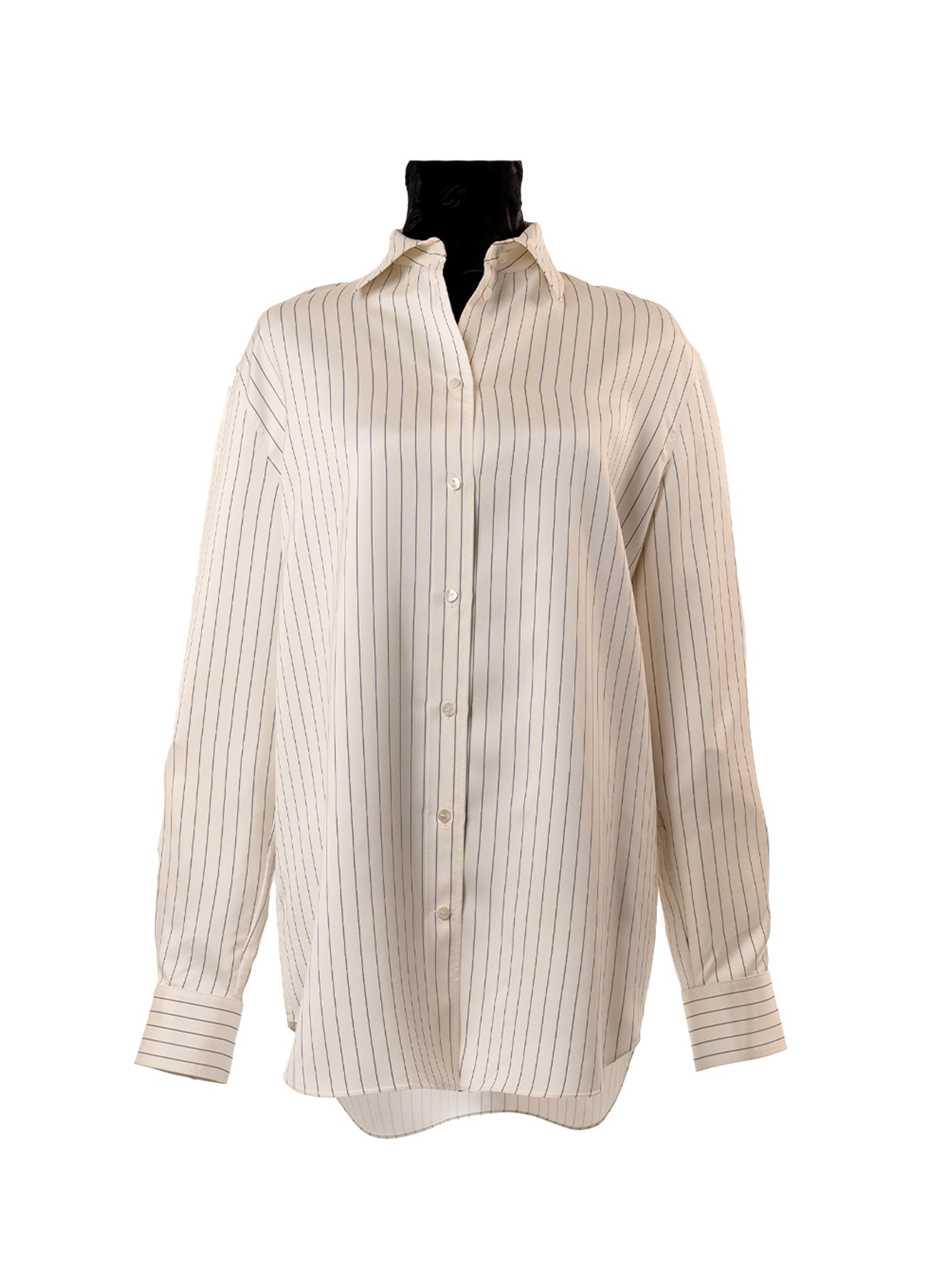 Loro Piana Striped Silk Blouse