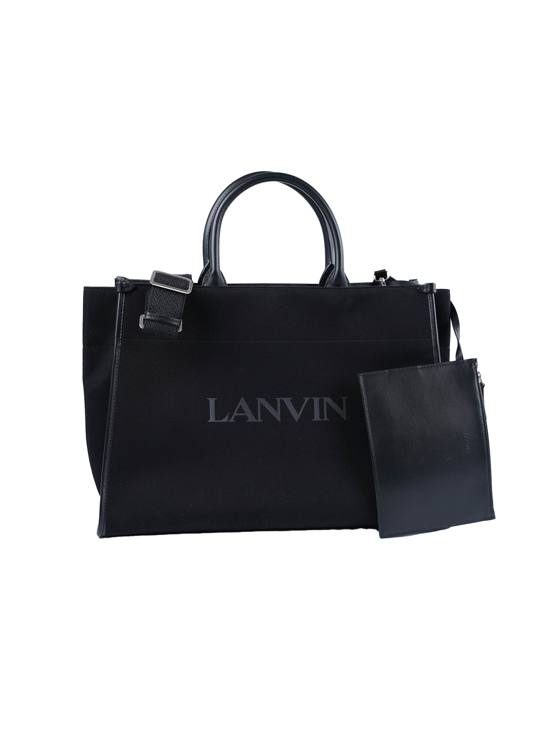 Lanvin IN&OUT Medium Canvas Tote Bag