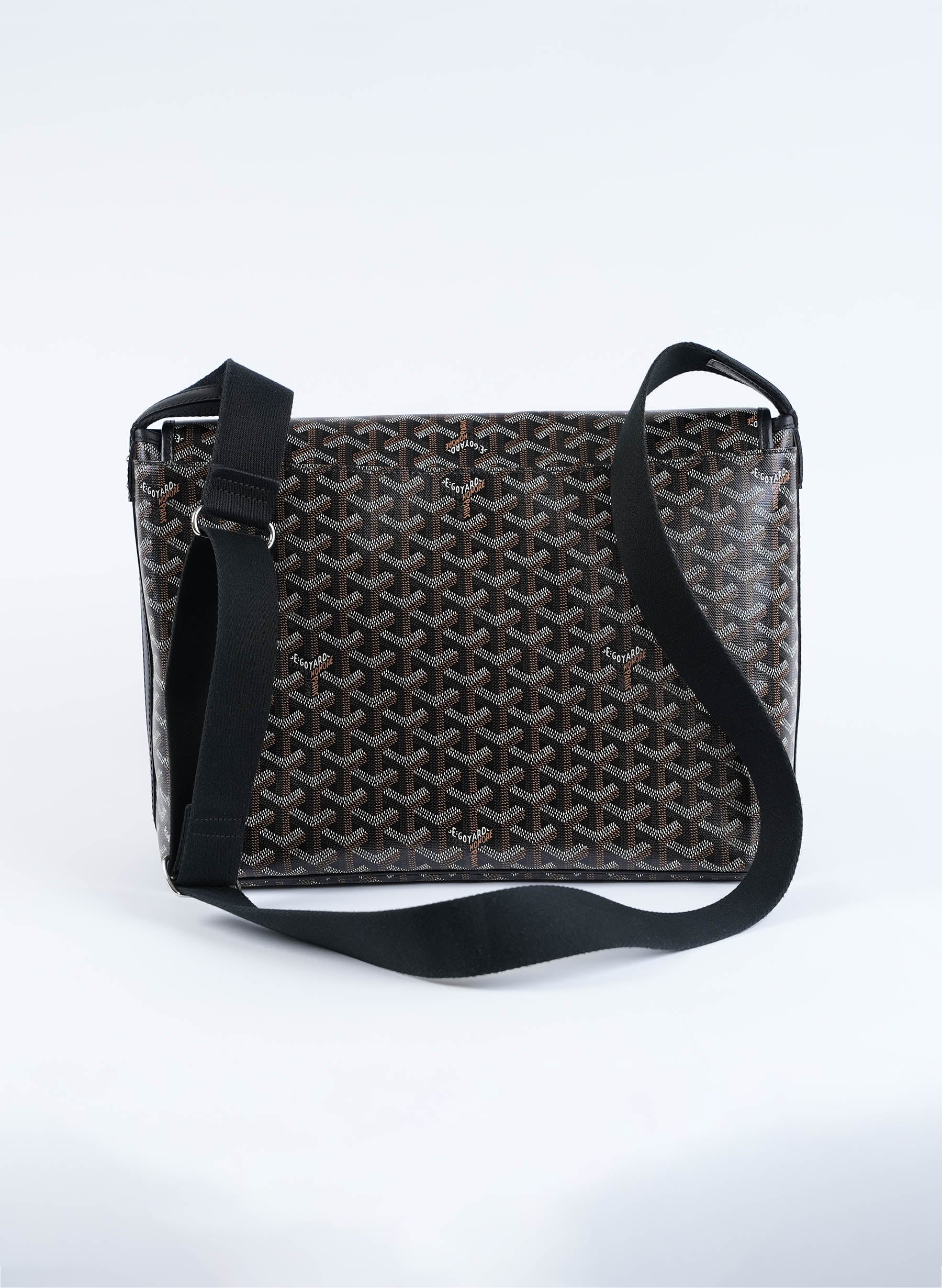 Goyard Goyardine Capetien Messenger Bag Black