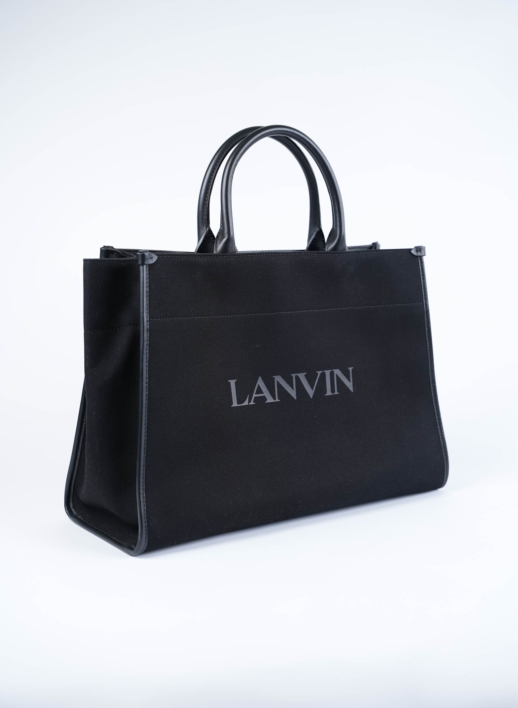 Lanvin IN&OUT Medium Canvas Tote Bag