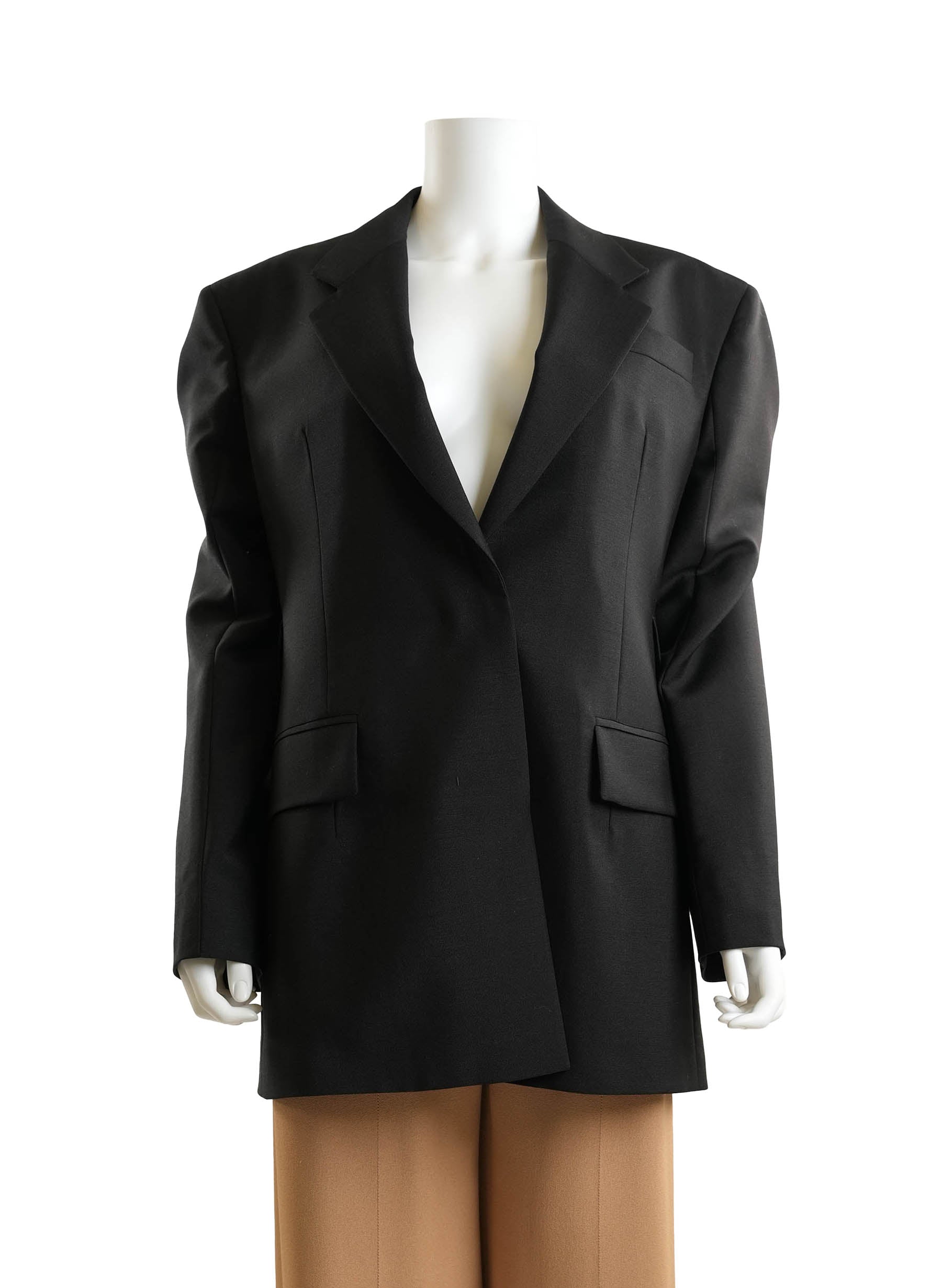 Prada Structured Single Breasted Blazer