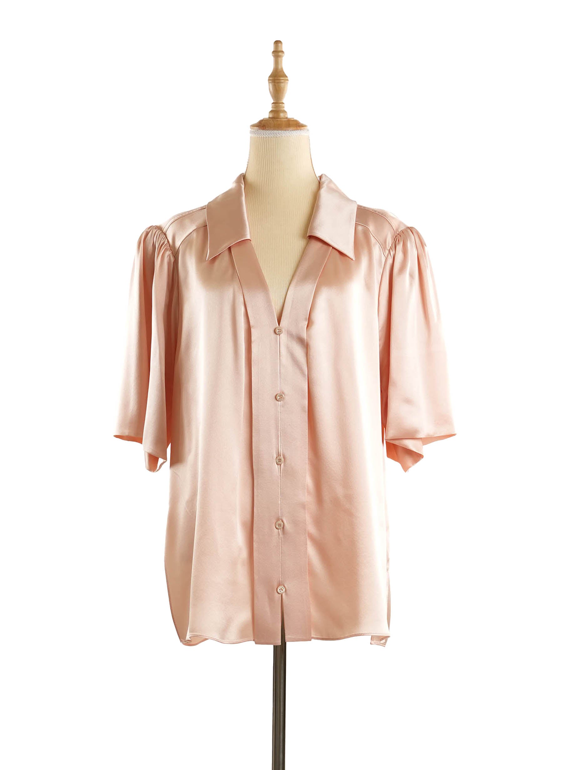 Fendi Silk V-Neck Blouse