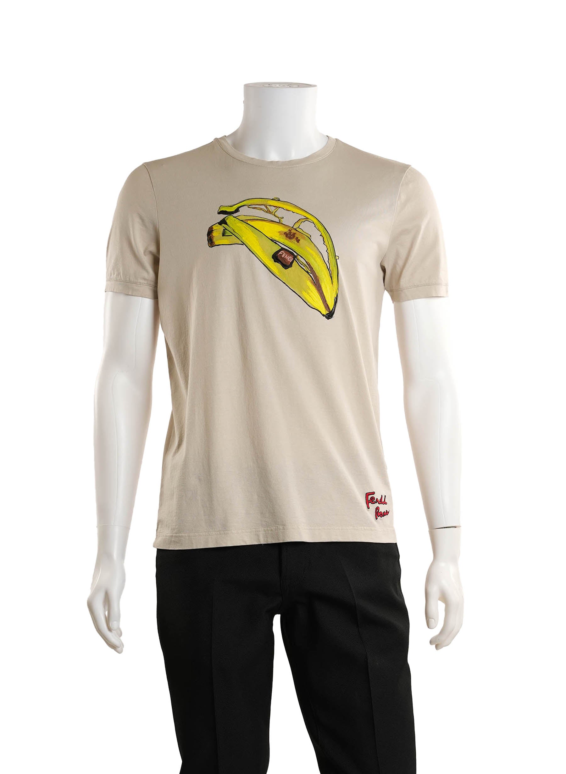 Fendi Banana Peel Print T-shirt