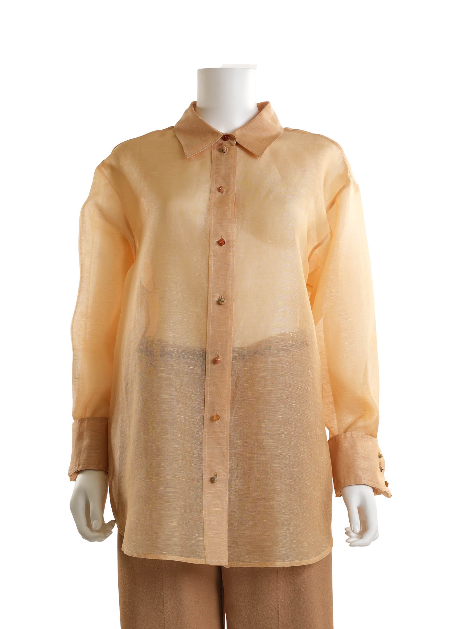 Zimmermann Tama Relaxed-Fit Linen And Silk-Blend Shirt