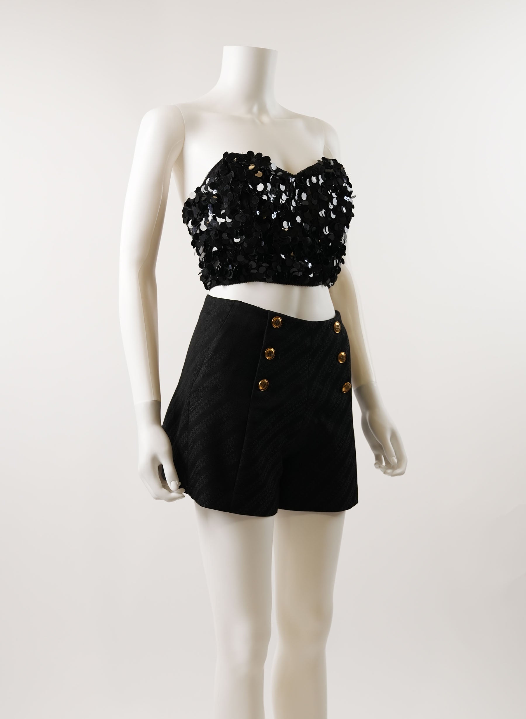 Attico Embellished Bustier