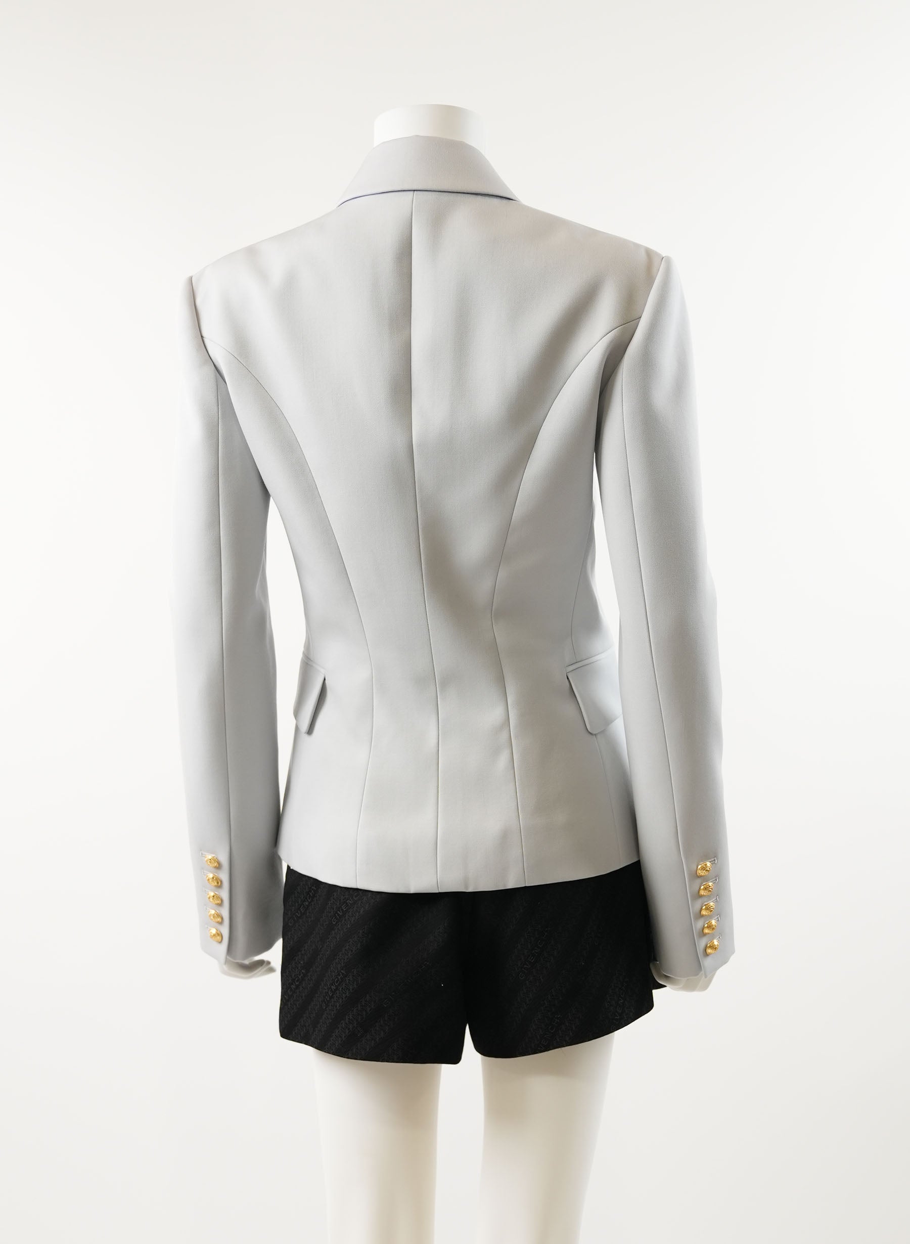 Balmain Double-Breasted Wool Blazer