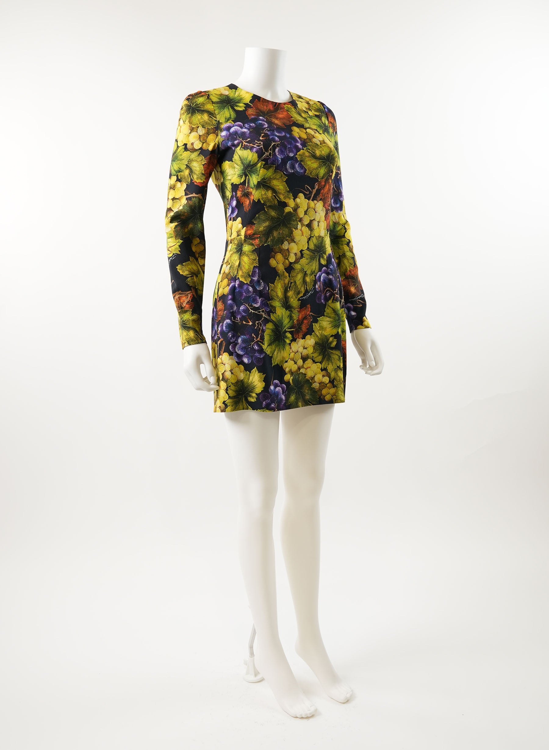 Dolce & Gabbana Grape Print Dress