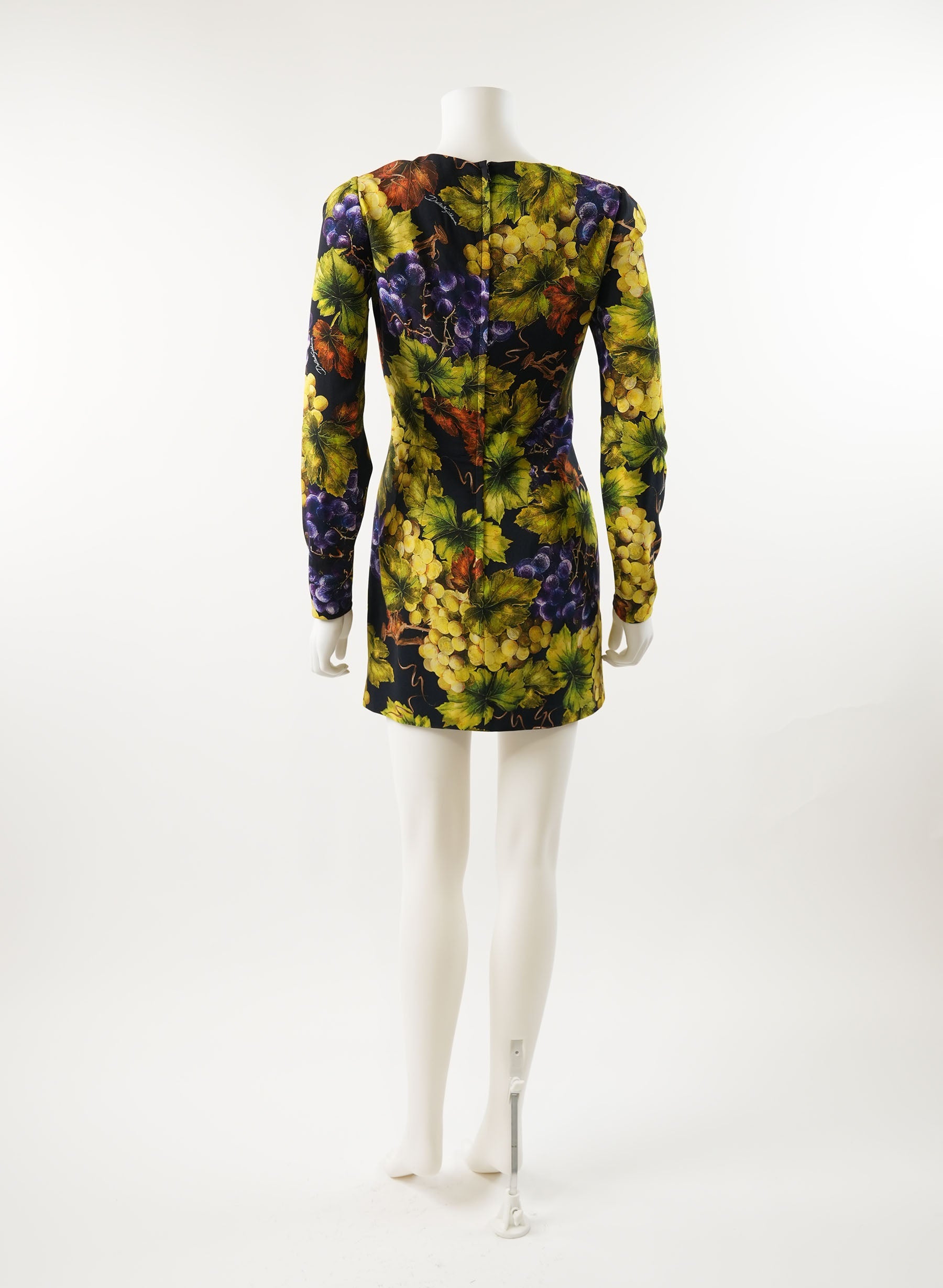 Dolce & Gabbana Grape Print Dress