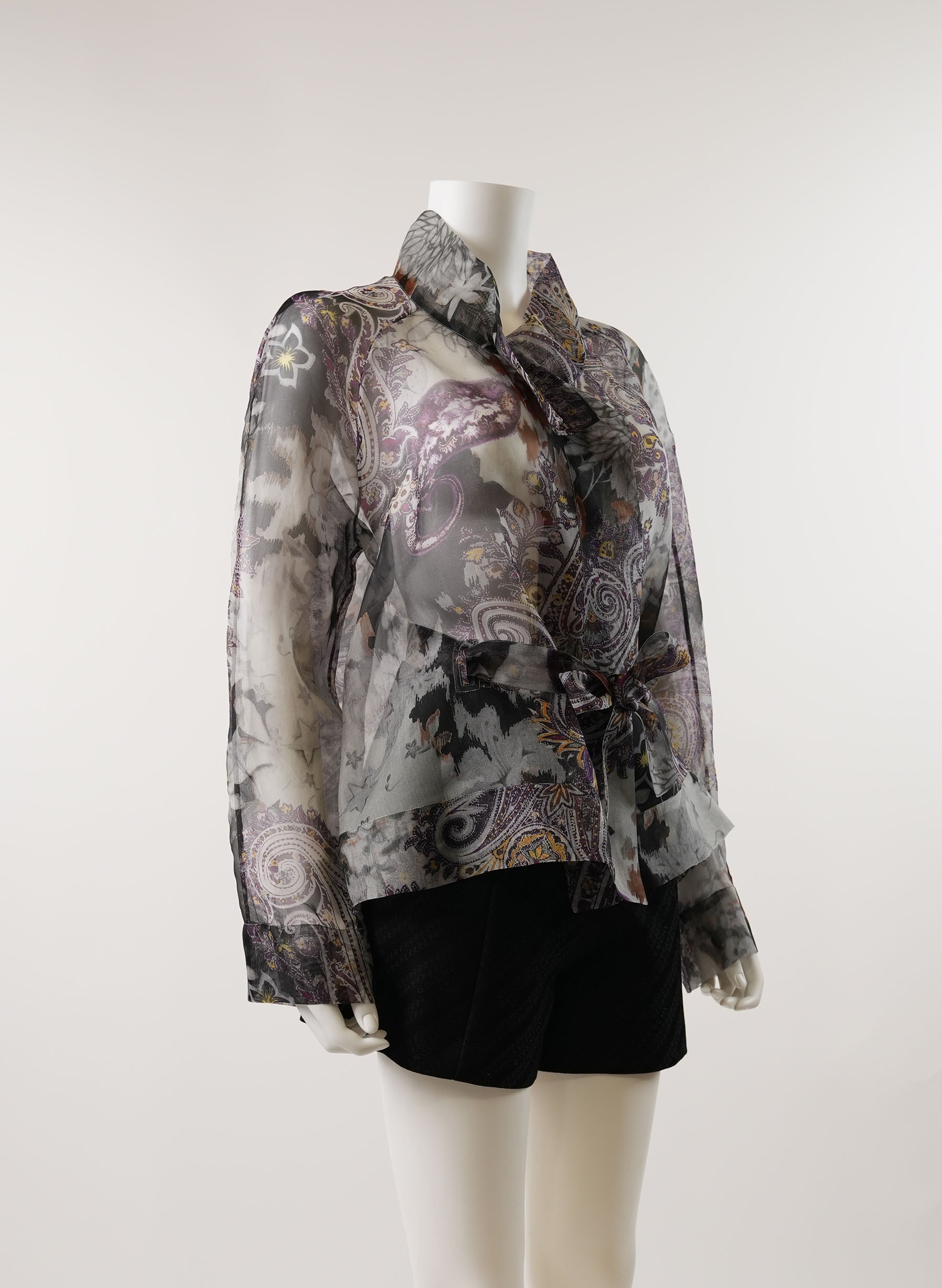 Etro Printed Silk Blouse