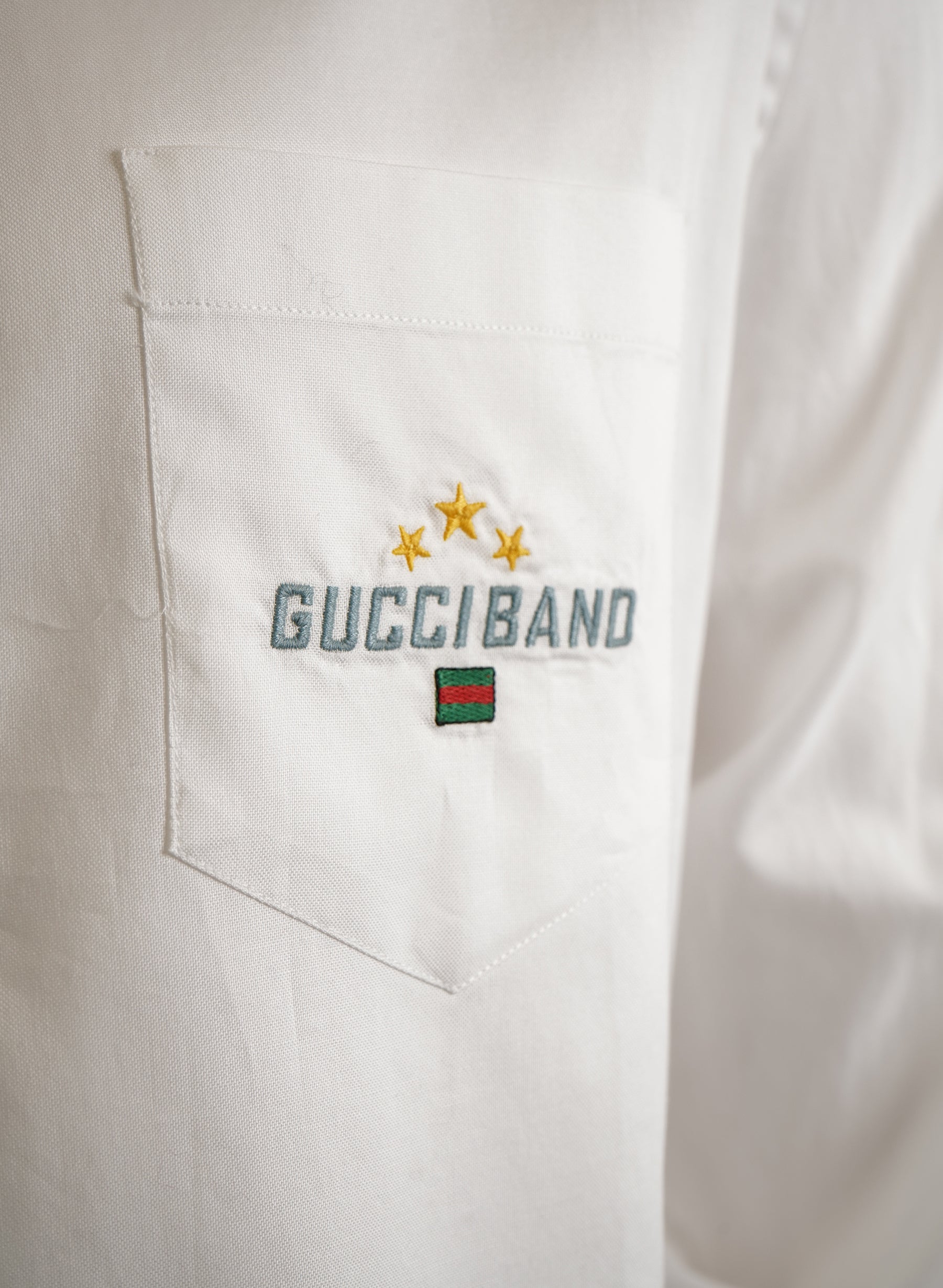 Gucci Band Embroidered Shirt