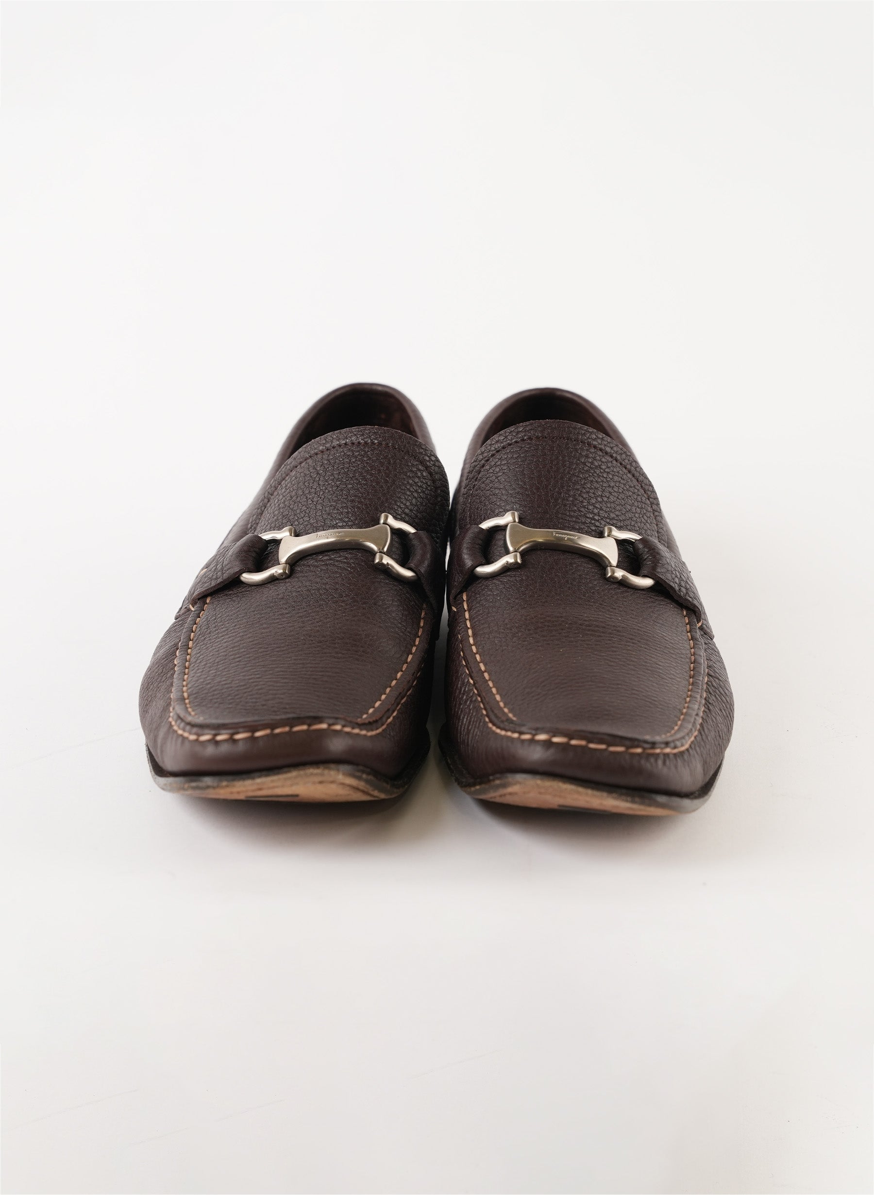 Salvatore Ferragamo Grandioso Gancini Bit Loafers