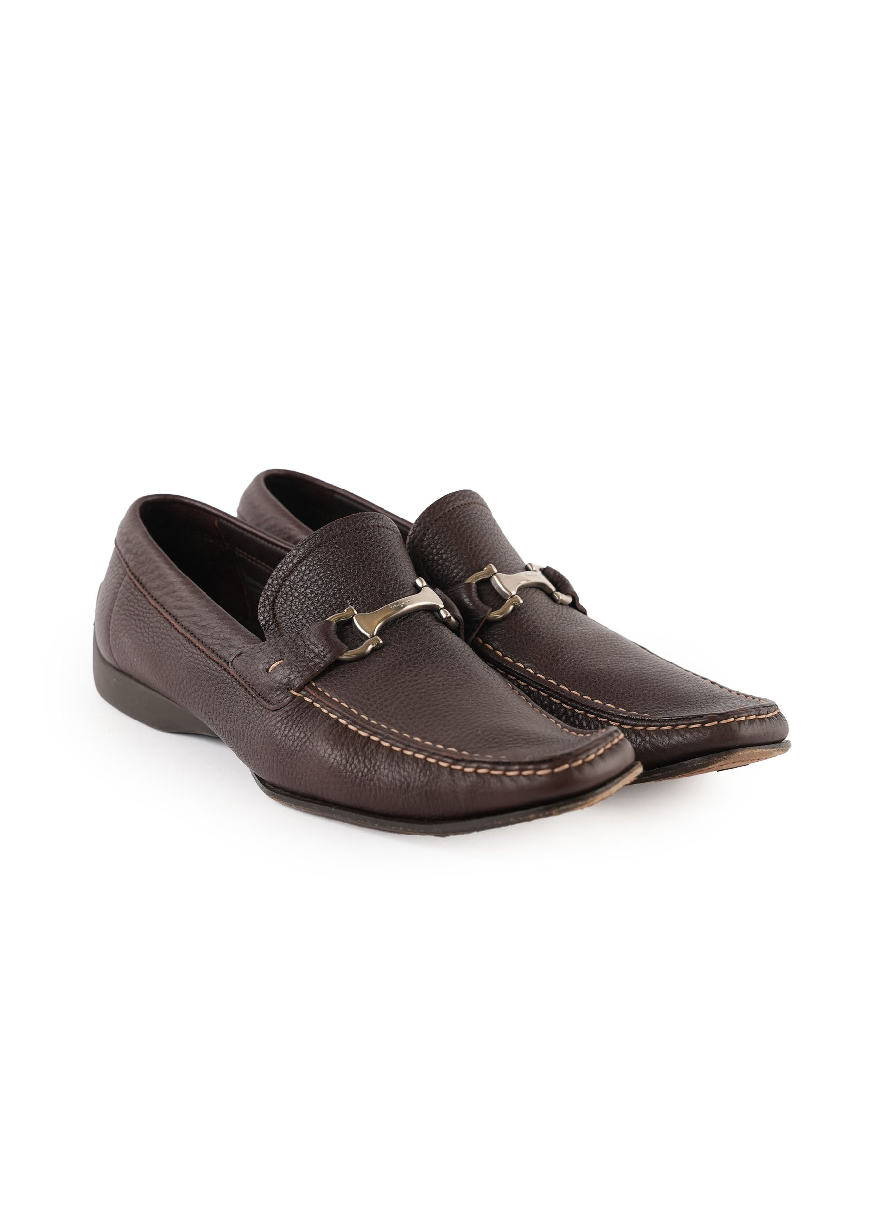 Salvatore Ferragamo Grandioso Gancini Bit Loafers