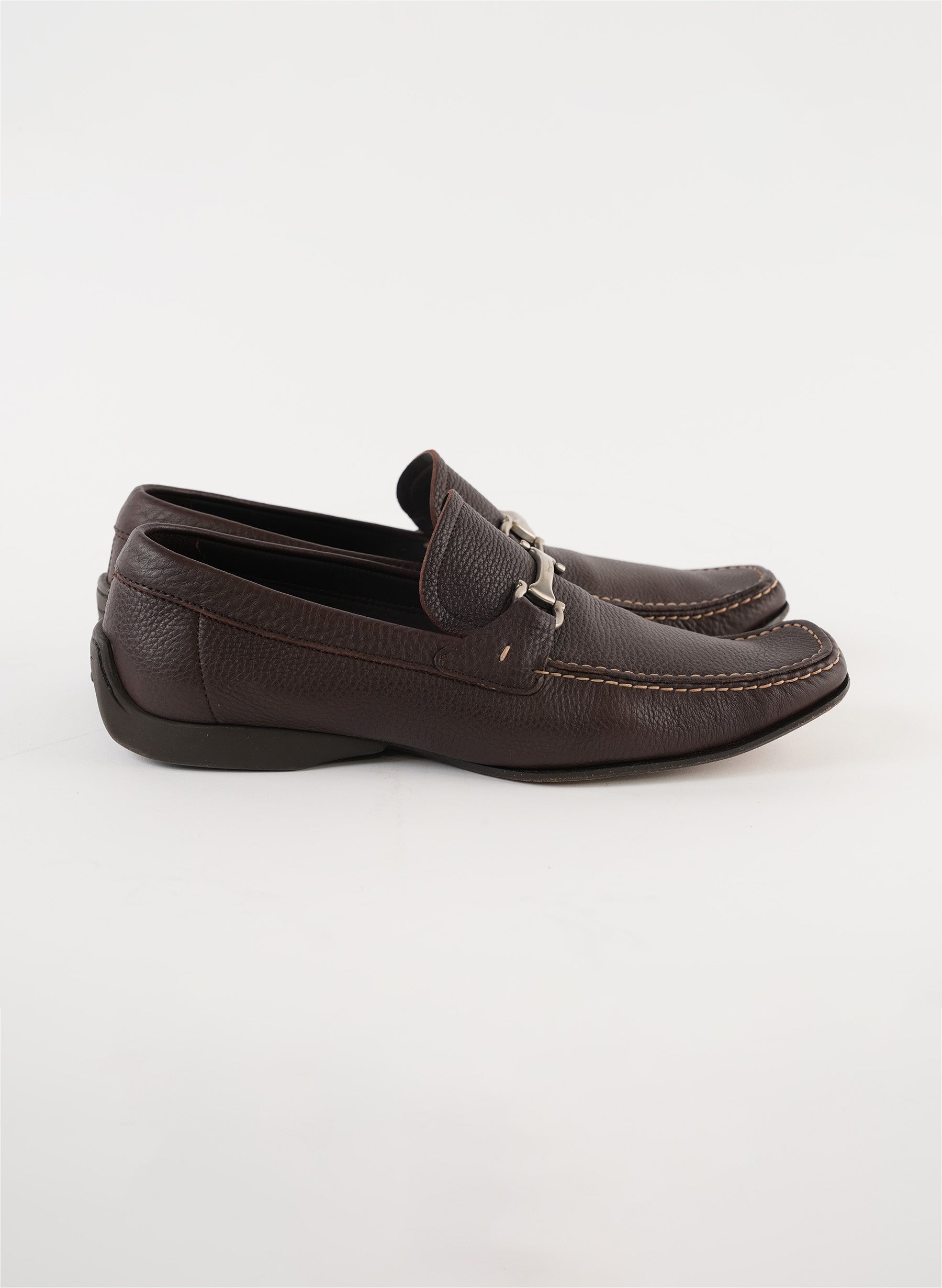 Salvatore Ferragamo Grandioso Gancini Bit Loafers