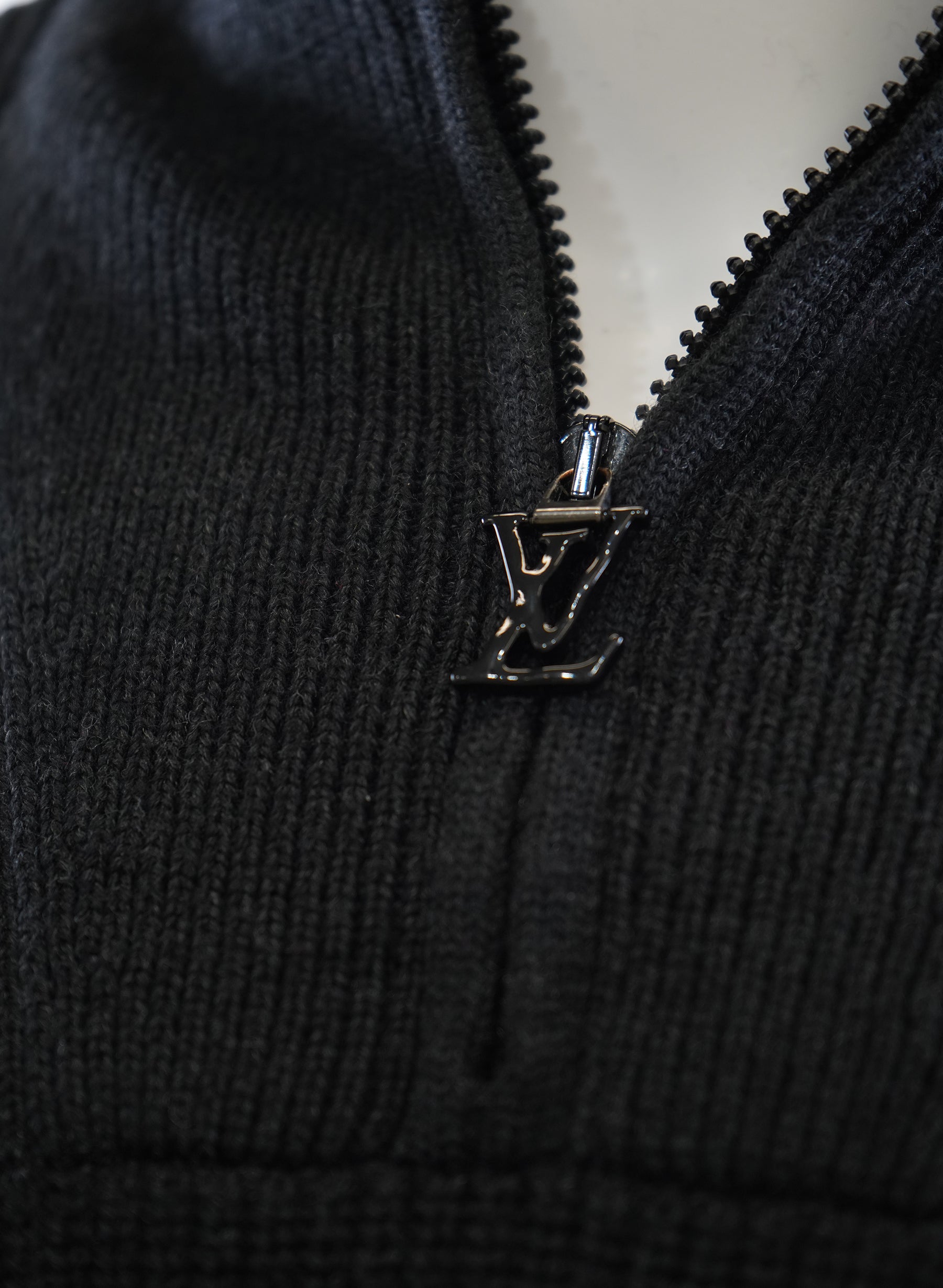 Louis Vuitton Half Zip Wool Pullover Sweater