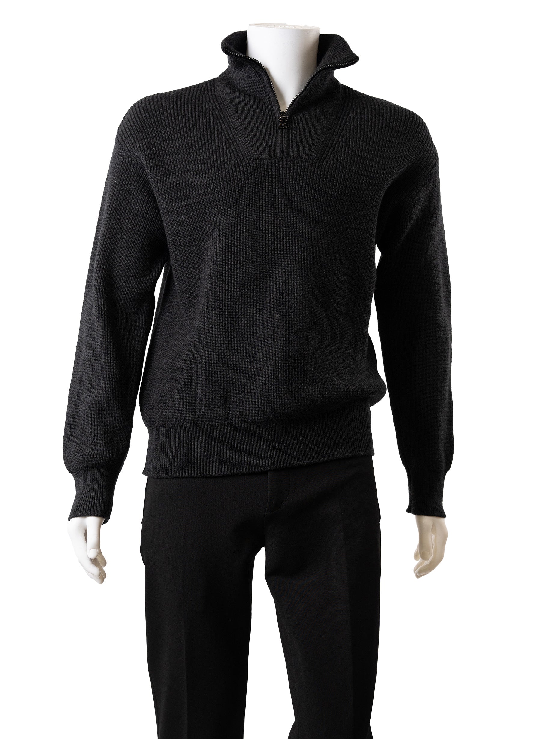 Louis Vuitton Half Zip Wool Pullover Sweater