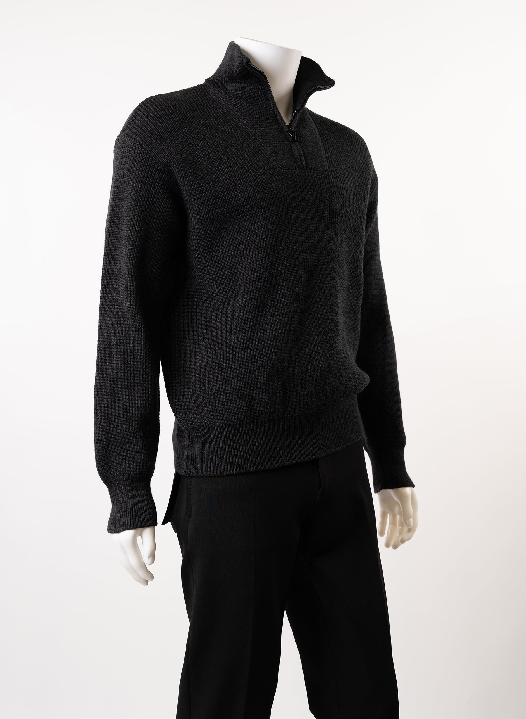 Louis Vuitton Half Zip Wool Pullover Sweater