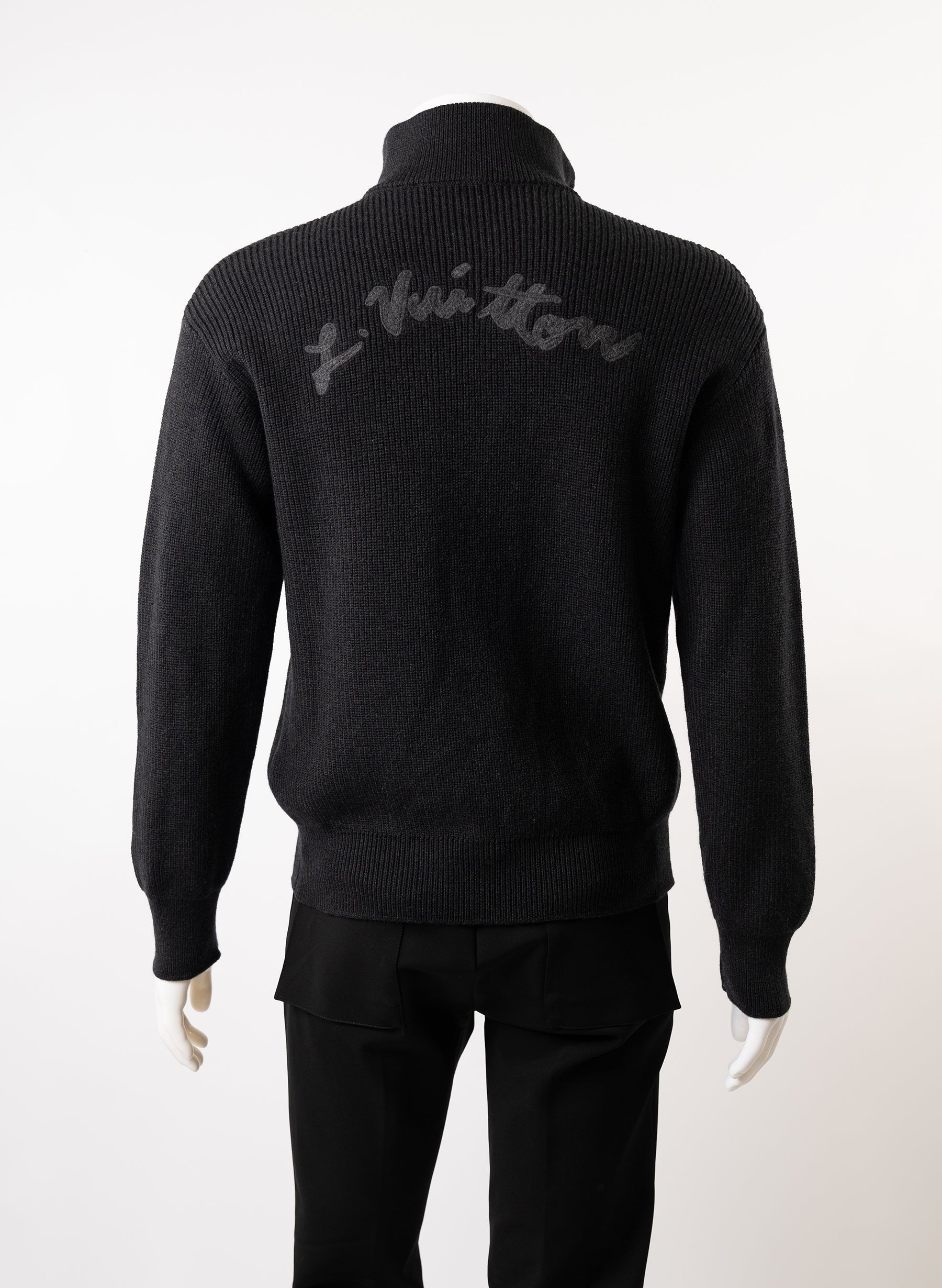 Louis Vuitton Half Zip Wool Pullover Sweater